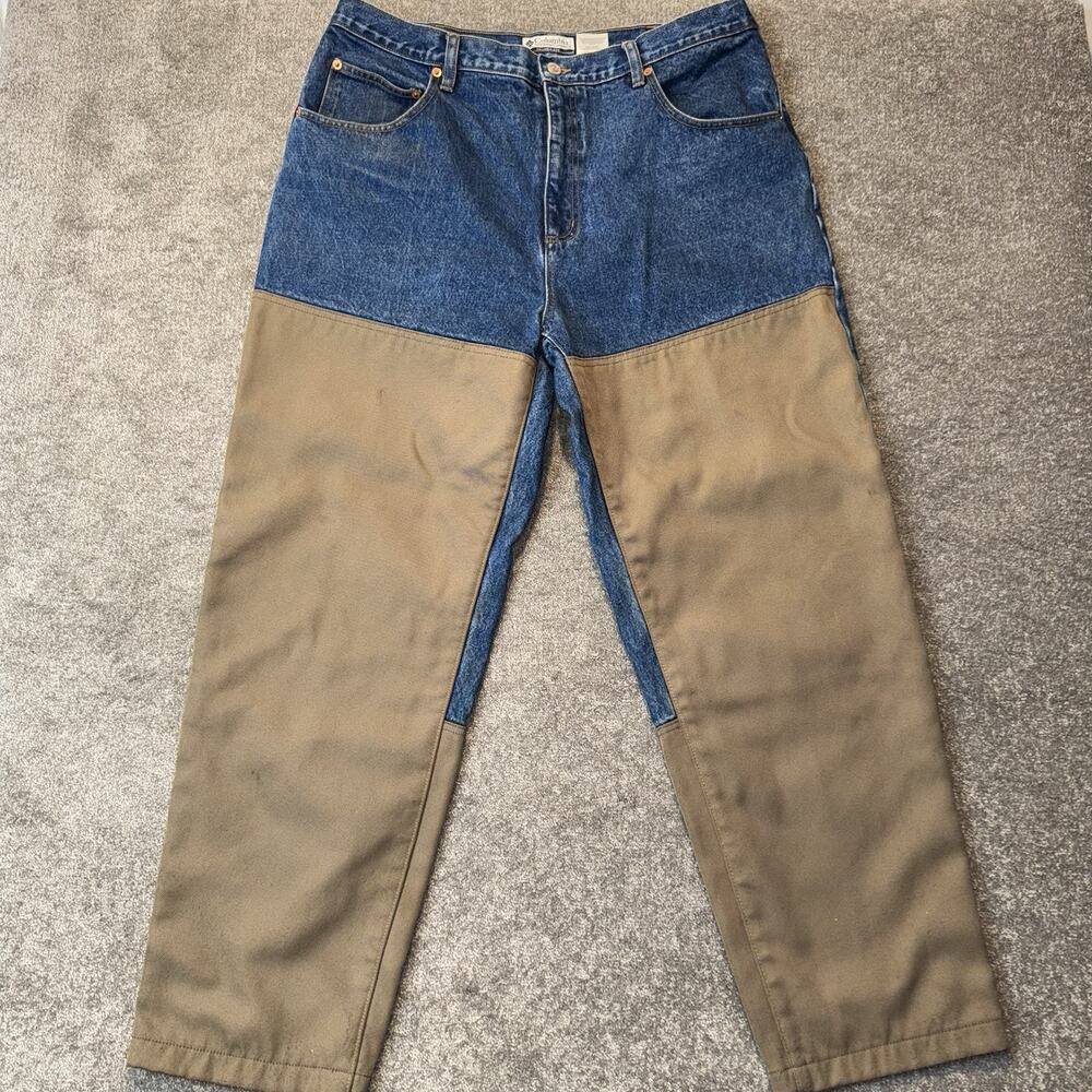Columbia Size 38 Tough Mother Brush Briar Guard Denim Jeans‎ Men’s Hunting